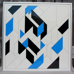 Joost Baljeu - Ingelijste seriegrafie in kleur: Focus III- 1995 kopen? Bied vanaf 475!