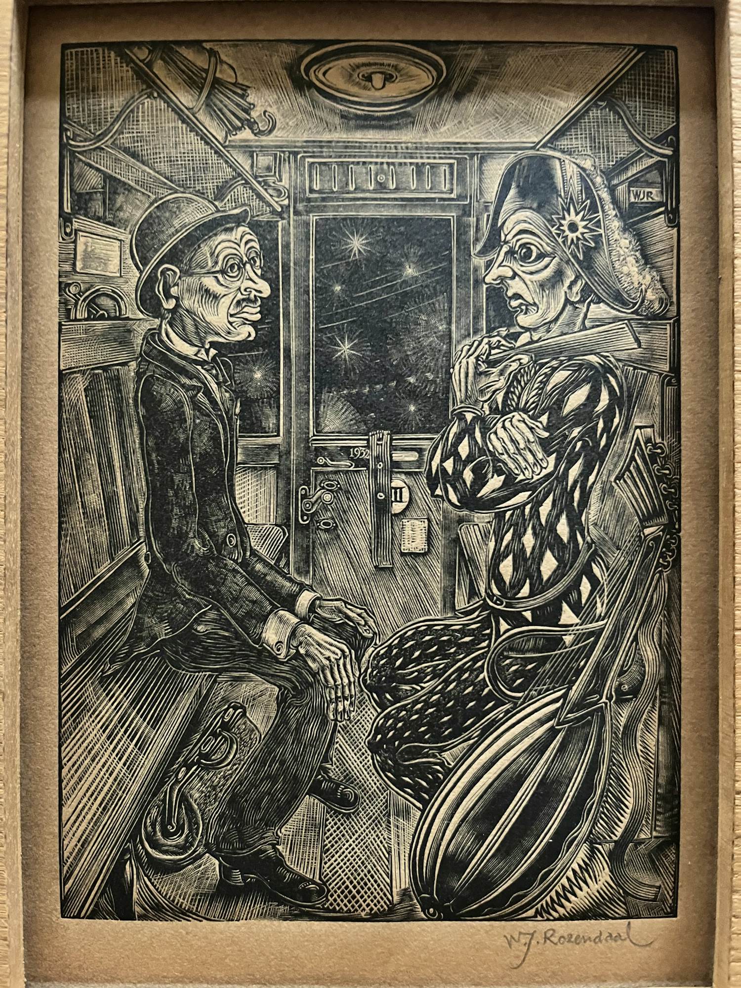 Willem Rozendaal - 4 x ets kopen? Bied vanaf 80!