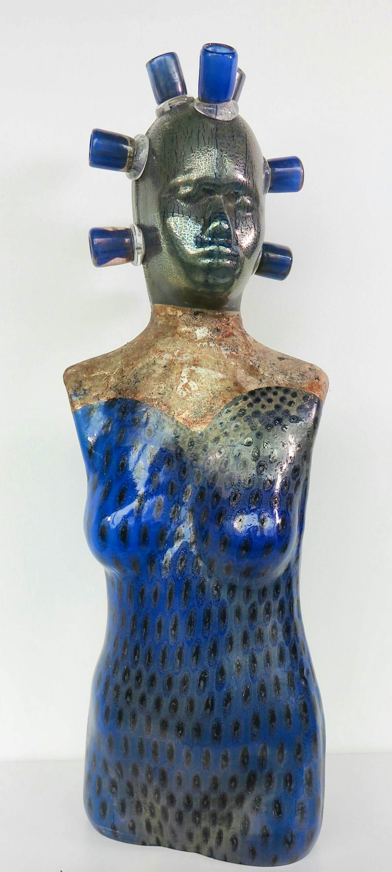 Richard Price - Sculptuur van glas, Blue Lady (Groot!) kopen? Bied vanaf 2000!
