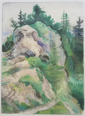 Paul Citroen - Aquarel 'Kreuzech Garmisch' kopen? Bied vanaf 300!