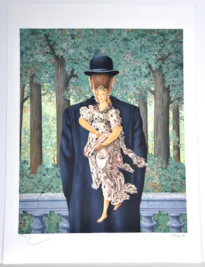 Rene Magritte - (naar), Le bouquet tout fait, Lithografie, 77,5x57,5 cm kopen? Bied vanaf 550!