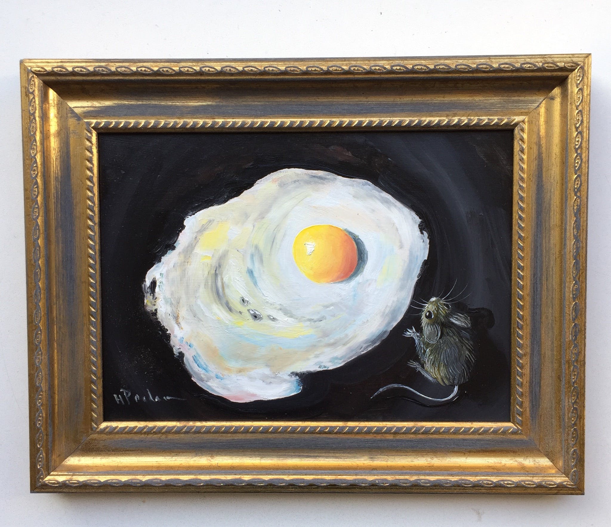 Henk Poeder - Gebakken ei met muisje verkocht voor € 75!