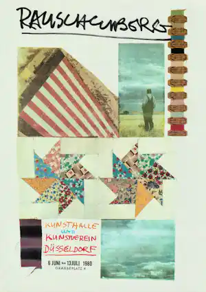 Robert Rauschenberg - tentoonstellingsaffiche verkauft für € 50!