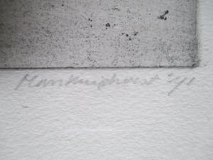 Han Kniphorst - Ingelijste Ets Aquatint kopen? Bied vanaf 25!