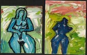 Pieter Haan - Lot van acht werken, diverse voorstellingen kopen? Bied vanaf 1!