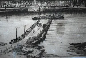 Buy Eugene Lucker - Gezicht op Nijmegen vanuit Lent? Bid from 100!