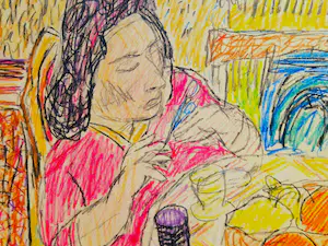 Charles J. Kemper - drie (3) houtskool/pastel/inkt tekeningen van dames - gesigneerd kopen? Bied vanaf 1!