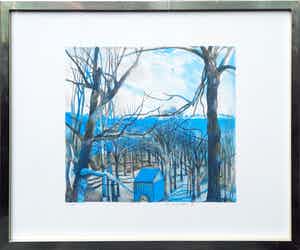 Nicolaas Wijnberg - Zonder titel e.a. - ingelijste steendruk uit 1985 - 21014 verkocht voor € 65!