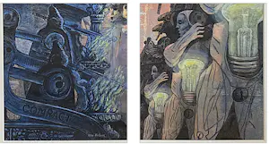 Ben Ikelaar - Grote gesigneerde zeefdruk in lijst. kopen? Bied vanaf 275!