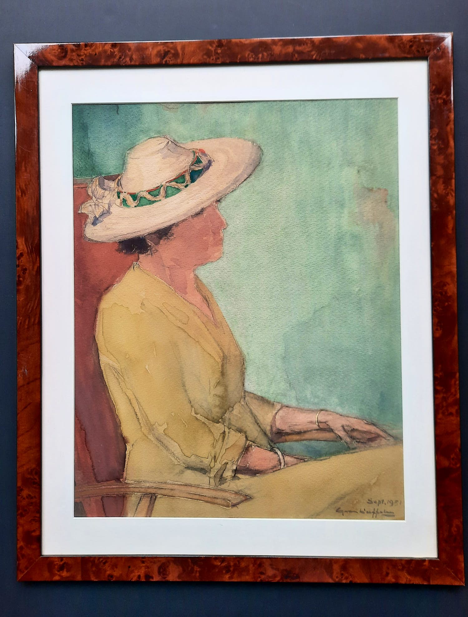 Gerrit van Duffelen - Vrouw in de zon verkocht voor € 1!