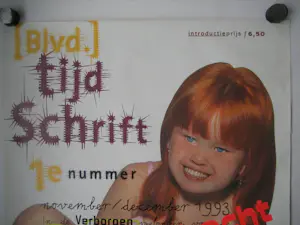 Inez van Lamsweerde - Poster Blvd. Tijdschrift 1e Nummer (1993) kopen? Bied vanaf 85!