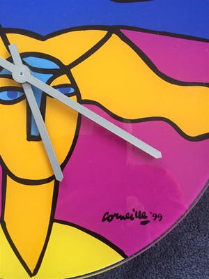 Corneille - Glazen wandklok kopen? Bied vanaf 39!