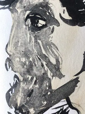 Kees van Dongen - Pochoir - Portrait d'homme kopen? Bied vanaf 65!