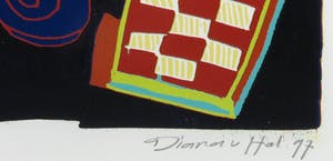 Diana van Hal - Linosnede, Story-telling - Ingelijst kopen? Bied vanaf 20!