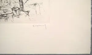 Wilfried Sybrands - gesigneerde ets kopen? Bied vanaf 65!