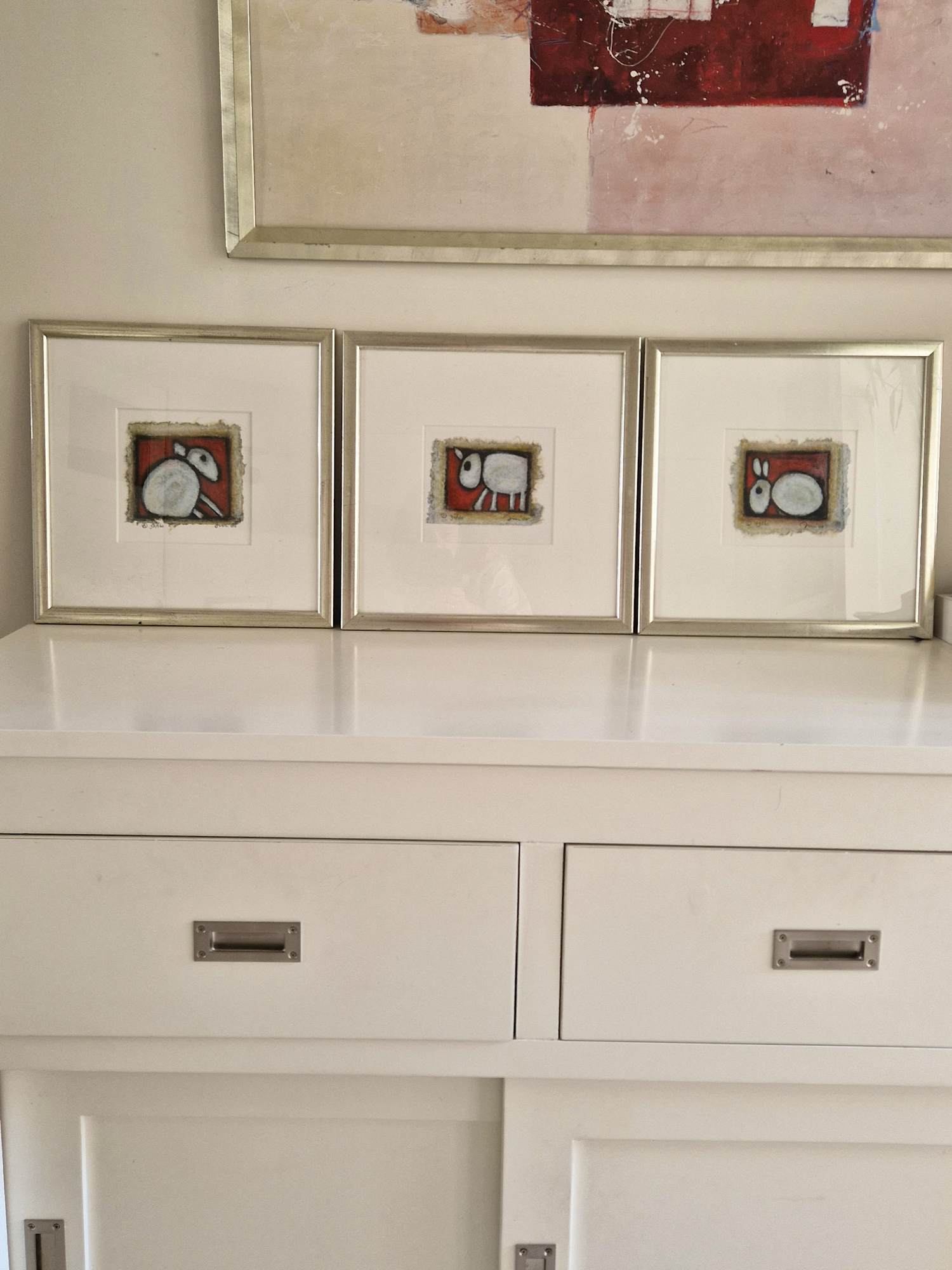 Hans Innemee - Schitterend drieluik Hans Innemee Konijntjes kopen? Bied vanaf 240!