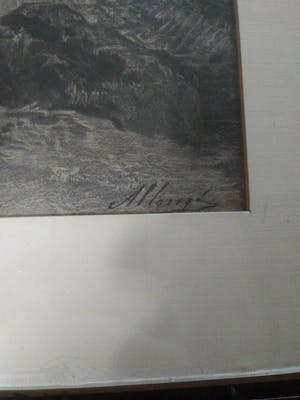 Niet of onleesbaar gesigneerd - Boslandschap onleesbaar gesigneerd kopen? Bied vanaf 10!