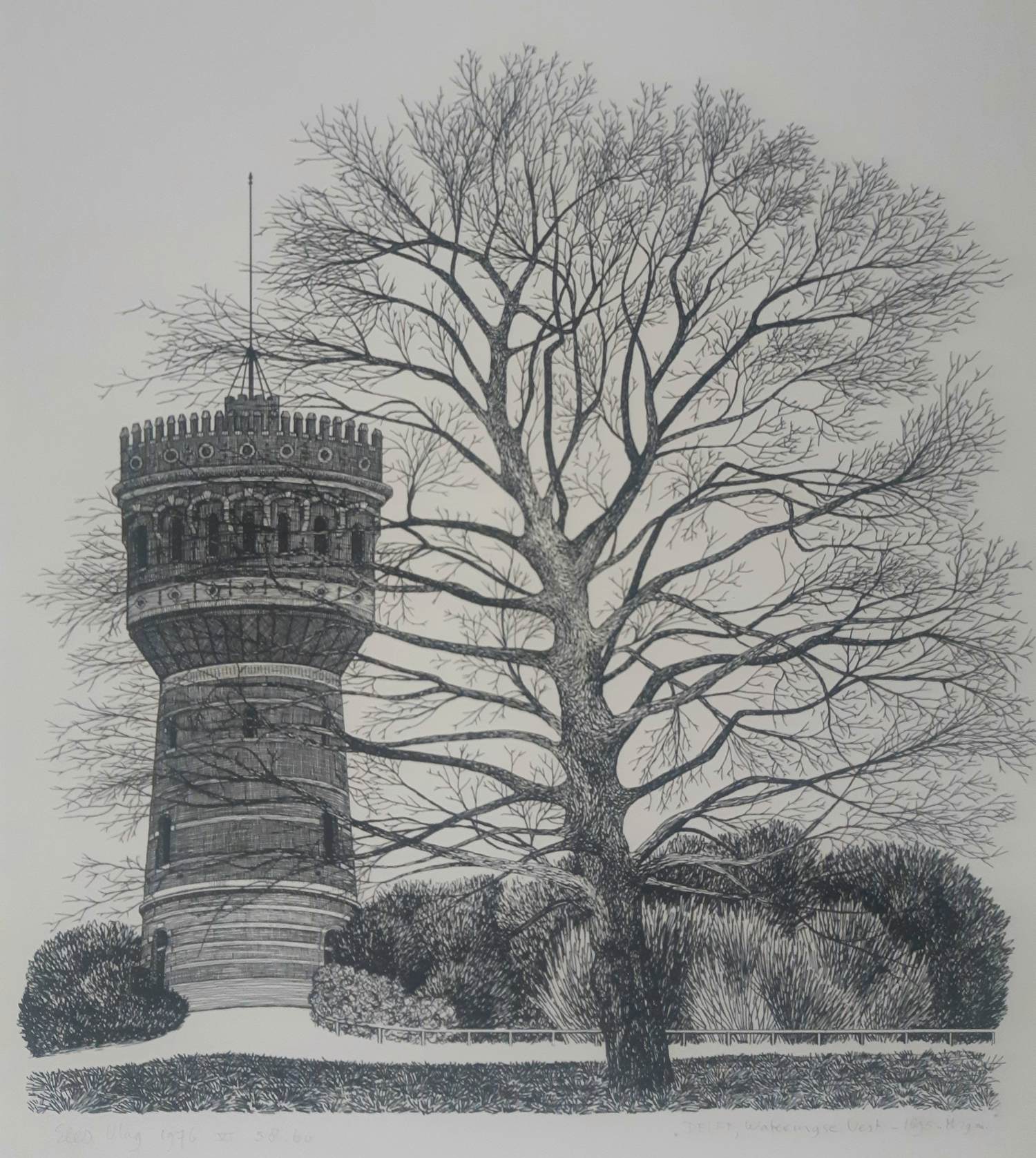 Sees Vlag - DELFT - Wateringse Vest - 1895 - h 29m verkocht voor € 75!