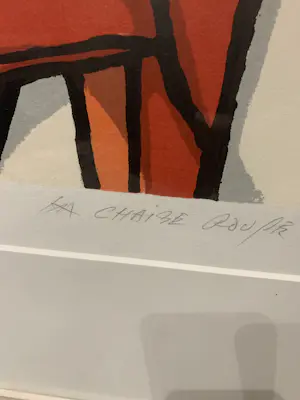 Fon Klement - La Chaise Rouge kopen? Bied vanaf 200!