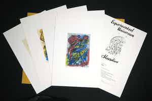 Henk Hesselius - Map met 6 zeefdrukken, Experimenteel Universum verkocht voor € 150!