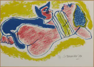 Corneille - Litho, Maria Casanova Minuit IV - Ingelijst kopen? Bied vanaf 150!