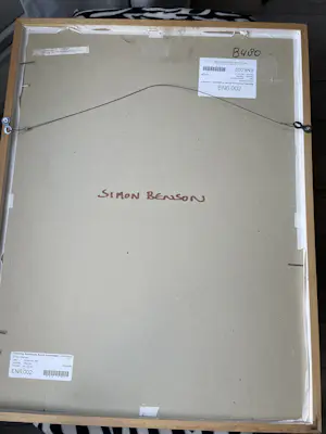 Simon Benson - Zonder titel 1991 . kopen? Bied vanaf 30!