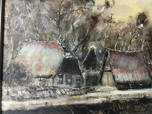 Niet of onleesbaar gesigneerd - Huisjes aan de kade. kopen? Bied vanaf 1!