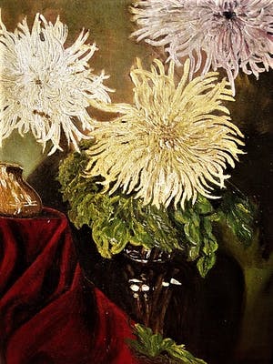 Niet of onleesbaar gesigneerd - Omstreeks 1930 geschilderd olieverf stilleven - gesigneerd - GROOT! kopen? Bied vanaf 1!