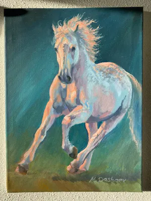 Niet of onleesbaar gesigneerd - paard in galop kopen? Bied vanaf 1!