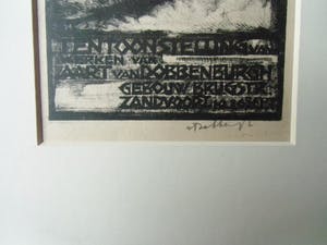Aart van Dobbenburgh - TENTOONSTELLING ZANDVOORT // LITHO VAN AART VAN DOBBENBURGH kopen? Bied vanaf 30!