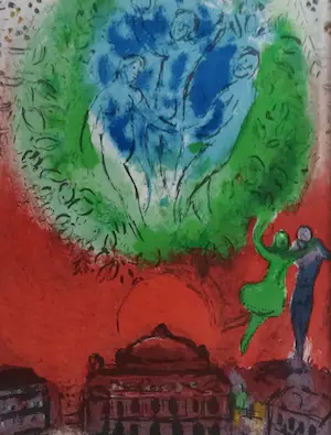 Marc Chagall - L'Opera Paris kopen? Bied vanaf 500!