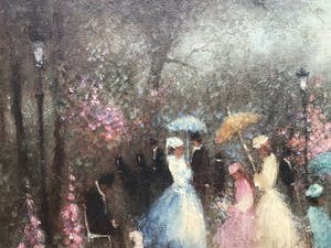 Niet of onleesbaar gesigneerd - Feestje aan de waterkant. kopen? Bied vanaf 1!