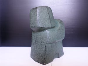 Niet of onleesbaar gesigneerd - Kubistisch gesigneerd beeldje van fluitspeler kopen? Bied vanaf 1!