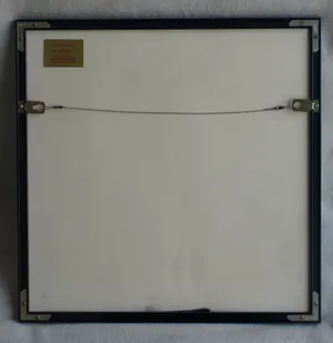 Niet of onleesbaar gesigneerd - Ingelijste kleurenhoutsnede , Stadsgezicht – ca. 1940 kopen? Bied vanaf 1!