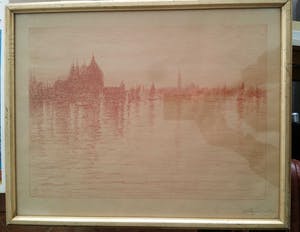 Carel Nicolaas Storm van 's-Gravesande - Zicht op Venetië. kopen? Bied vanaf 70!