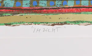 Eric Toebosch - Zeefdruk, Inzicht - Ingelijst (glasplaat ontbreekt) kopen? Bied vanaf 50!