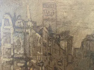 Jan Rijlaarsdam - Stadsgezicht met vele figuren kopen? Bied vanaf 60!