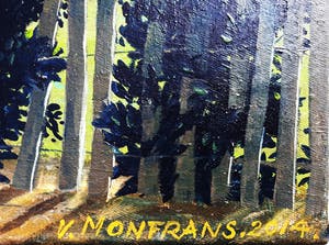 Erna van Mondfrans - Huis in Bretagne, olieverf op doek (ingelijst) kopen? Bied vanaf 175!