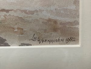 Lies Veenhoven - Drunense Duinen - Aquarel kopen? Bied vanaf 40!