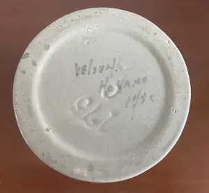 Keramiekfabriek Velsen - Art Deco vaas - KTP Velsen - 175 - Gemerkt - Kennemerland potterij kopen? Bied vanaf 40!