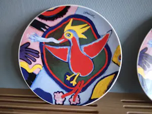 Corneille - Twee Vuurvogelborden kopen? Bied vanaf 40!
