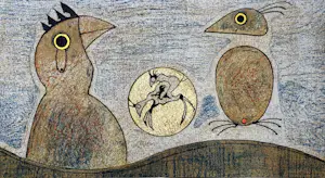 Max Ernst - Rêve surréaliste - Les deux Coqs. Original-Lithographie 1970 kaufen? Bieten Sie von 280!