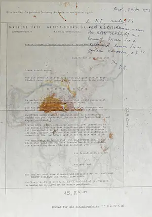 Dieter Roth - Einladungskarte kopen? Bied vanaf 145!