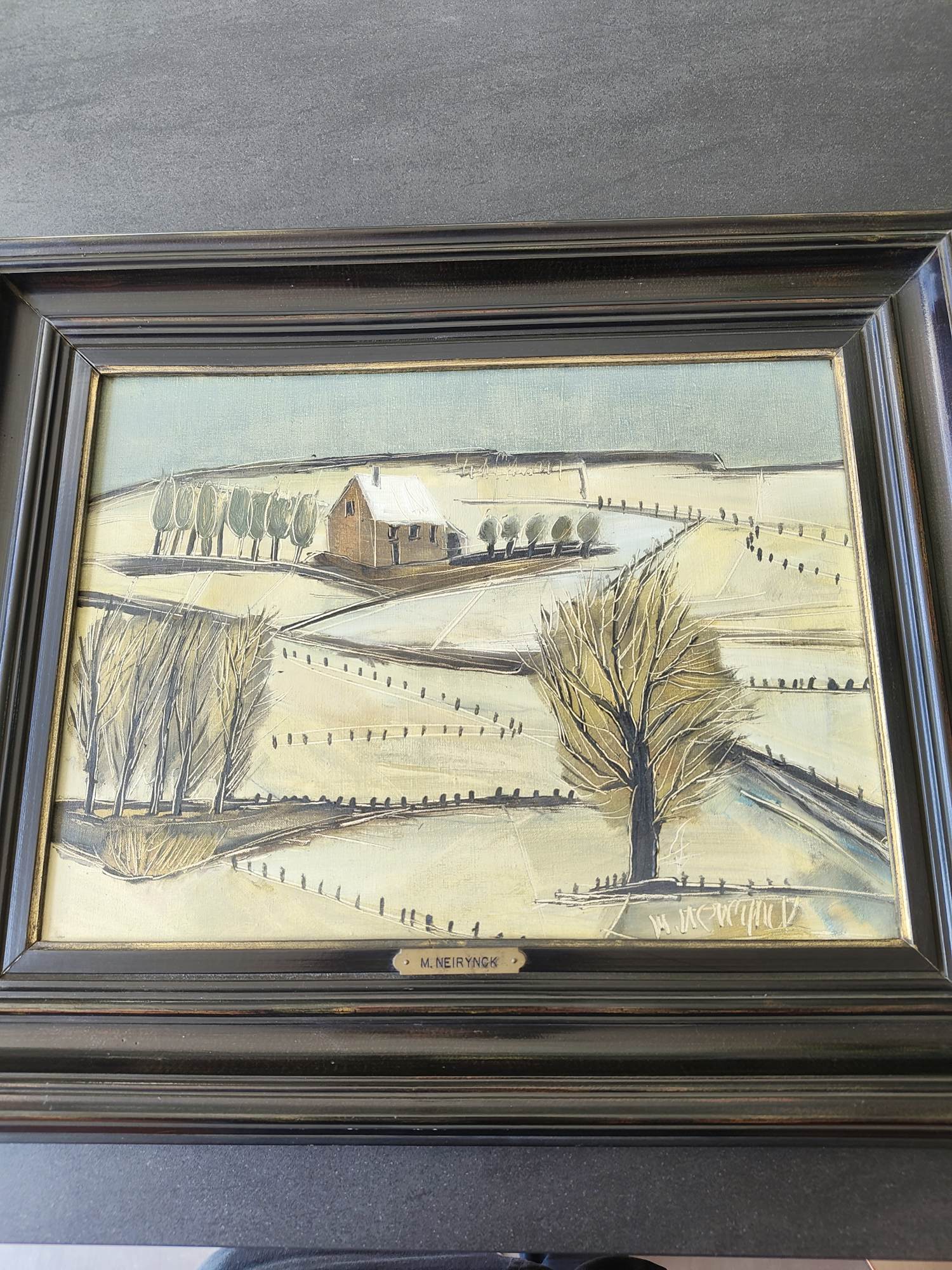 Martin Neirynck - Sneeuwlandschap kopen? Bied vanaf 150!
