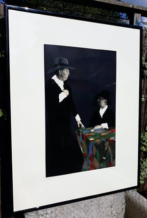 Ger van Elk - Western Stylemasters, zeefdruk op fotolitho (ingelijst, groot!) kopen? Bied vanaf 1000!