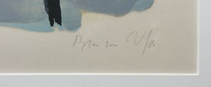 Bram van Velde - Litho, Zonder titel - Ingelijst kopen? Bied vanaf 350!