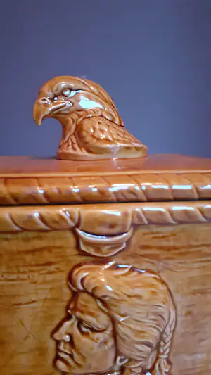 Niet of onleesbaar gesigneerd - Native Indian tabakspot USA Choctaw indians Oklahoma kopen? Bied vanaf 1!