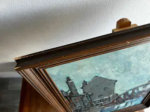 Toon Koster - Havenlandschap Rotterdam kopen? Bied vanaf 100!