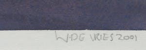 Willem de Vries - Aquarel, Landschap - Ingelijst kopen? Bied vanaf 1!