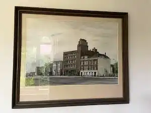 Charles J. Kemper - Stadsgezicht van de Rijnstraat in Den Haag verkocht voor € 68!